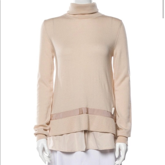NWT Moncler Virgin Wool Turtleneck Sweater - Size Small